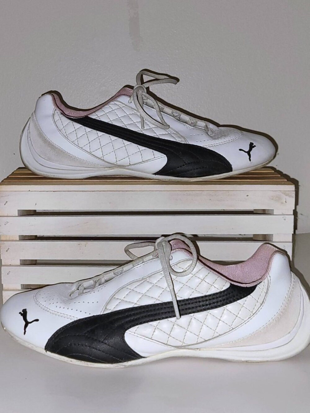 PUMA Wheelspin Quilted Motorsport Sneakers, Size 10